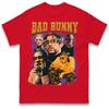 Bad Bunny Bootleg Style Collage Graphic Tshirt Unisex Unisex Retro Latin Trap Rapper Fan Casual Short Sleeve Cotton Tops