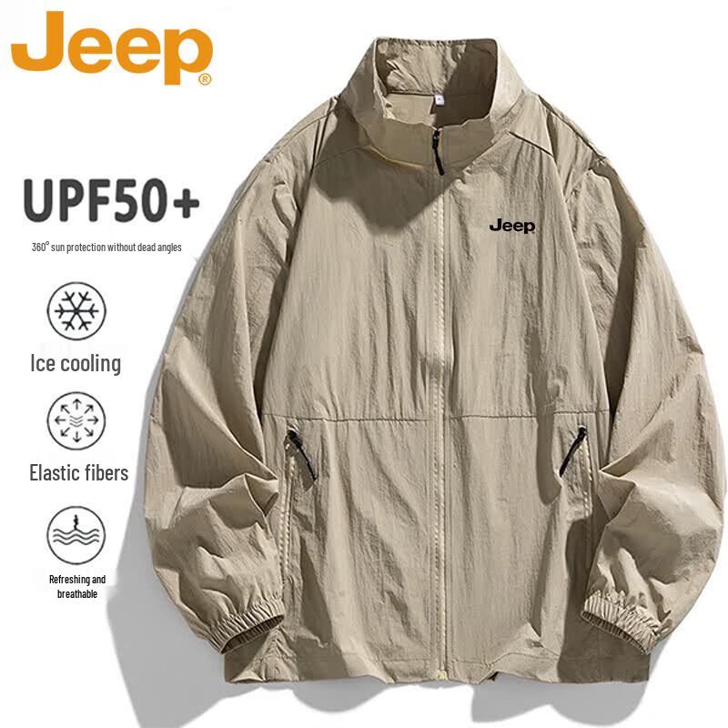 JEEP Men s Lightweight Summer Sun Protection Jacket XL