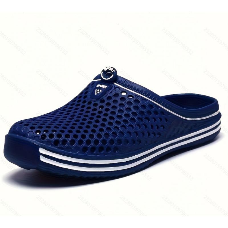 

Пляжная обувь для пар, обувь для ходьбы, удобная, дышащая, износостойкая, нескользящая 45 темно-синий