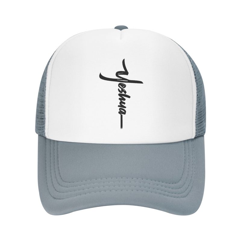 Yeshua Jesus Christliche Mesh-Baseballkappe für Herren Damen Unisex Verstellbare Snapback-Kappen Sommer Lässig Atmungsaktive Sonnenhüte