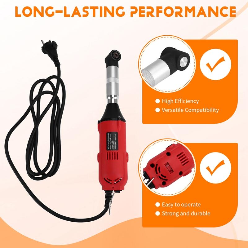 350W 90 Degree Speed Adjustable Electric Elbow Ceramic Tile Sewing Machine Tile Cleaning Tools EU Plug