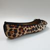 Women Classic Leopard Ballet Flats Square Toe Non-slip Flat Casual Slip-on Lightweight Shoes Daily Wear Plus Size 42