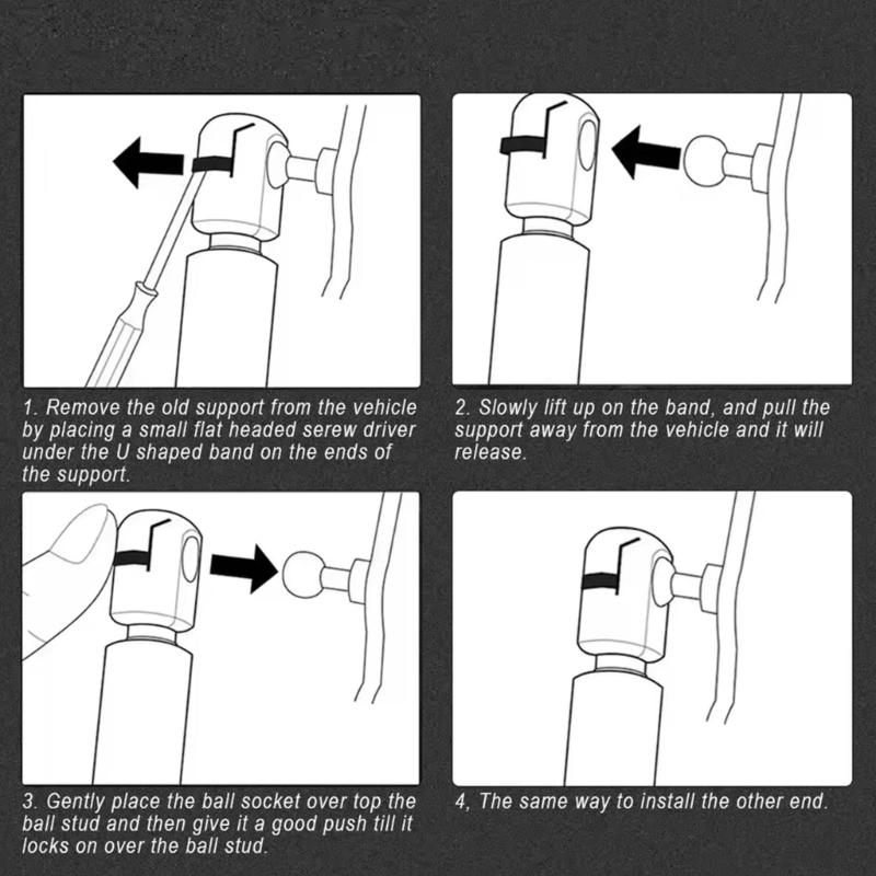 Car Tailgate Gas Spring Struts 90579440 132742 ZS04027 430719013600 Boot Shock Lift Supports Auto Accessories