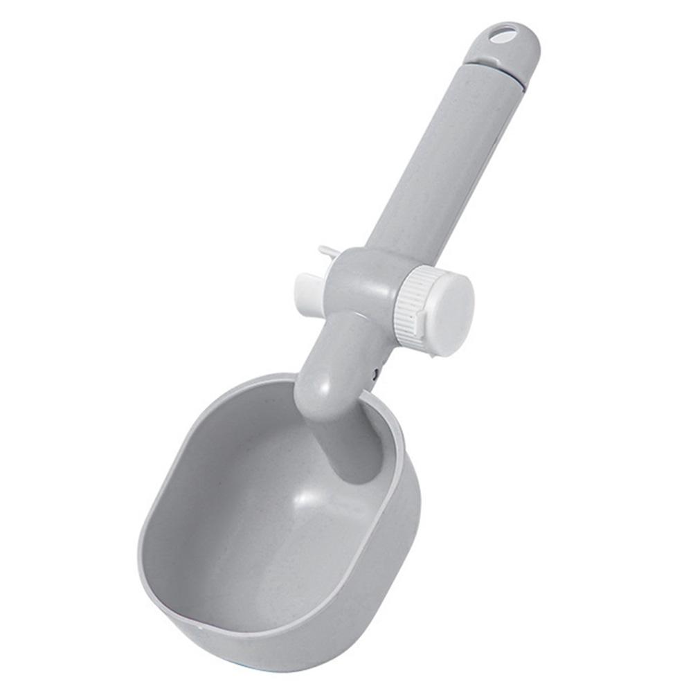 

Ложка для корма для домашних животных из полипропилена, большая емкость, простая в использовании, ложка для корма для домашних животных, продукт для домашних животных серый