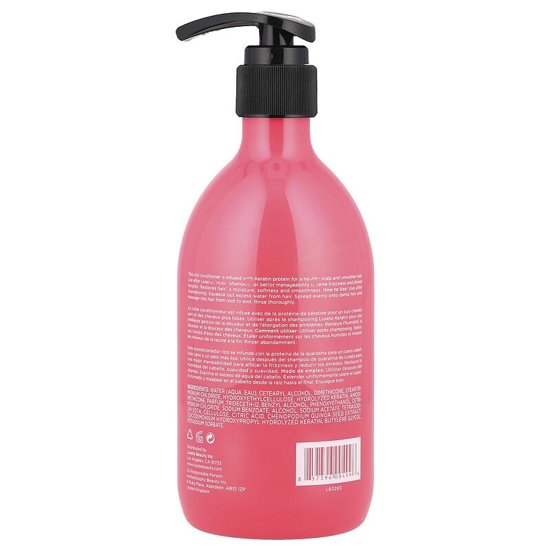 Keratin Conditioner, For Damaged & Dry Hair, 16.9 fl oz (500 ml)