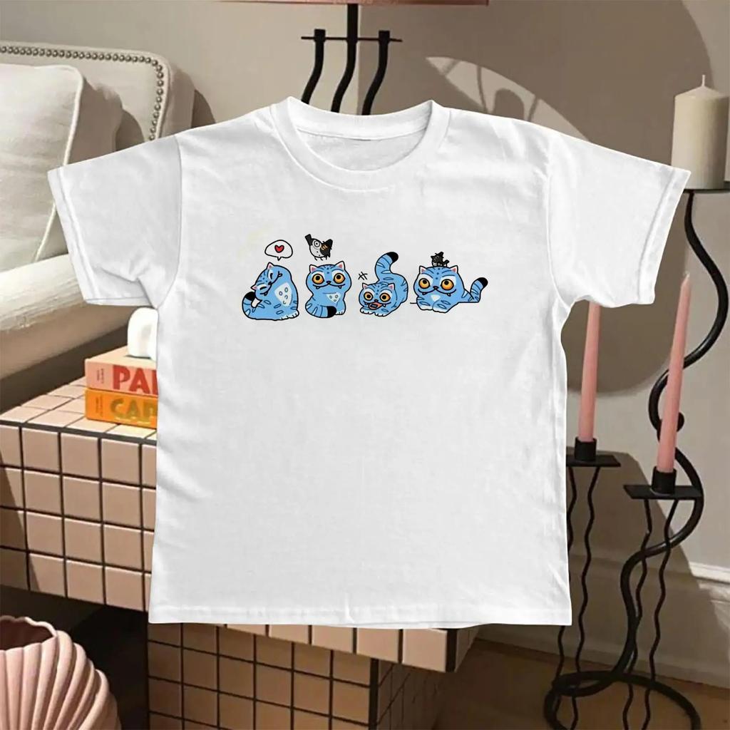 KPop Demon Hunters Tiger Summer T-shirt Harajuku O-neck Casual Shirt Gift