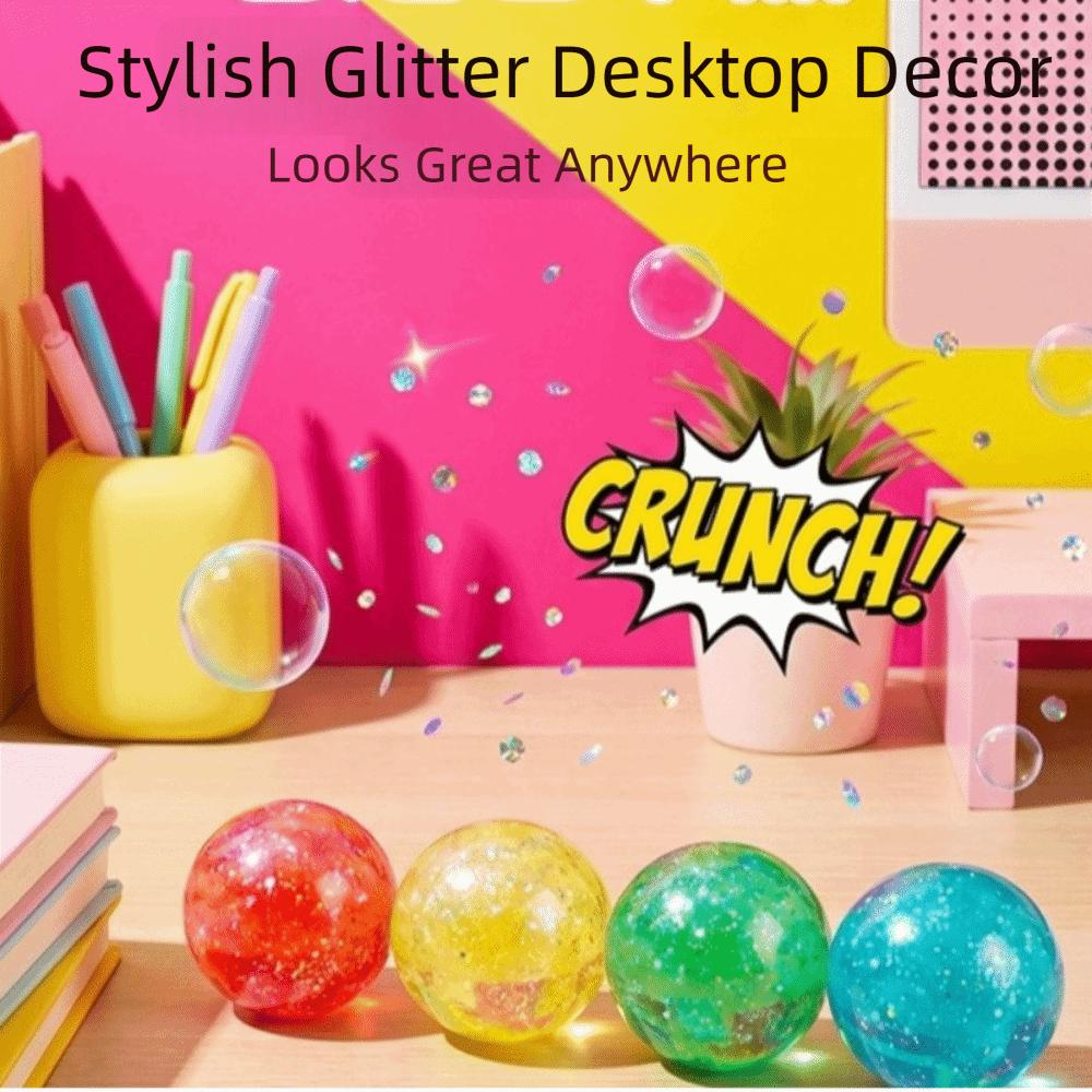 Langsam rückfedernde Kristallknete Knusprig Squishy Quetsch-Geräusch Spielzeug Squishy Fidget Spielzeug Schüler