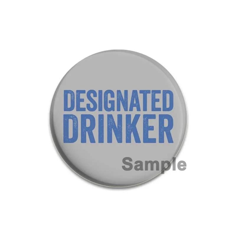 

32/44/58 мм забавный мультфильм круглый жесть булавки броши одежда сумка декор защелкивающийся значок модные ювелирные изделия подарок кошка собака текстовый узор 44mm