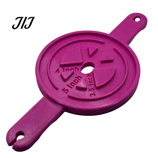 Ceramic Shaping Supplies Trimming Bat System for Pottery Wheel, Tool, 3.5Inch 4Inch Professional Tool 5Inch, 3D Printed Fixing Rim Shaper Studios
