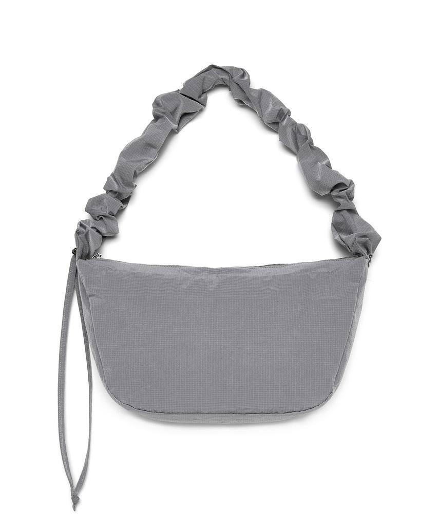 Lee Nylon Shirred Bag Light Gray