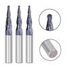1pc Tapered Ball Nose End Mill 2Flute 1/4\" Shank Carbide End Mill Spiral Router Bit CNC Machine Tool Milling Cutter Drill Bits