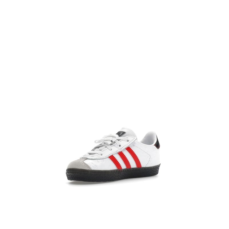 Adidas Hello Kitty x Gazelle Zapínání na suchý zip EL I 50. výročí Dětské tenisky Bílá Oblačná bílá Červená IH9956