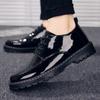 Shoes Men's Korean Version Trendy Versatile Black Small Leather Shoes Leather Casual Shoes Business Dress Youth Suit British Autumn