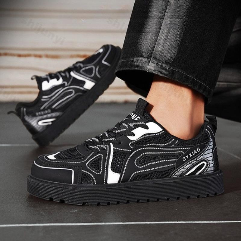 Mode Herrenmode Trend Lässig Vielseitig Low Top Dicksohlige Schuhe 2025 Herbst Neu Bequemes Mesh Atmungsaktiv Nische Klobige Sneakers