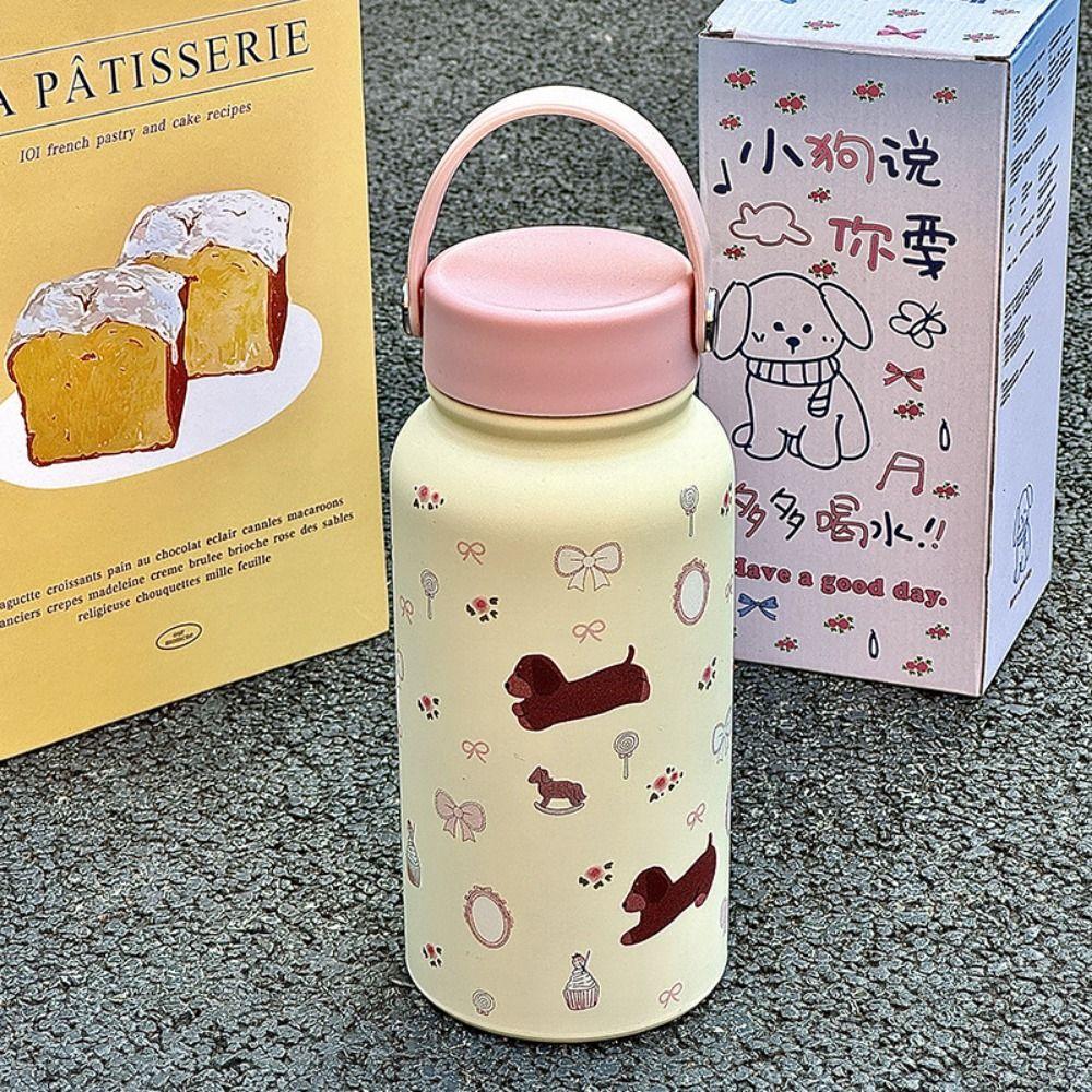 Leak-proof Insulated Cup 900ml Vacuum Flasks Water Bottle Stainless Steel Cup  Cold Drink