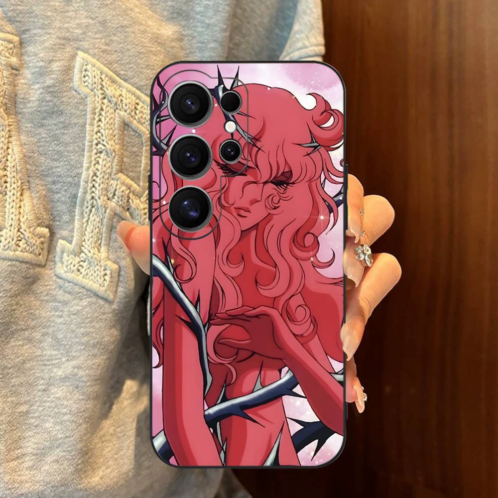 Rose Of V-Versailles Lady Oscar Phone Case For Samsung S 24 Fe 25 Ultra Plus 20 Lite 21 30 22 23 24 22 Ultra 5G Fundas