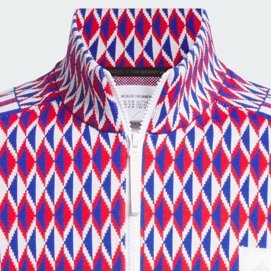 ADX Knit Fz Reversible Golf Vintage Stand Collar Sports Jacket Unisex Jacket IN9259