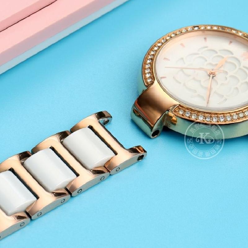 ONE Vysoce kvalitní keramický řemínek pro hodinky GC Guess Rossini MK Řemínek 20*11mm 18*10mm 16*8mm Pánský Dámský Řemínek Hodinkové PříslušenstvíMN