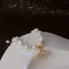 100% Baroque Freshwater Pearl Fish Tail 14K Gold Filled Ladies Charm Bracelet  For Women Birthday Gifts