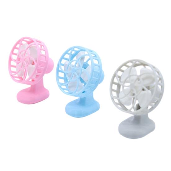 1/12 Doll Houses Miniature Fan Model Realistic Electric Fan Replica for Collector Display And Imaginative Play Miniature Furniture Accessory