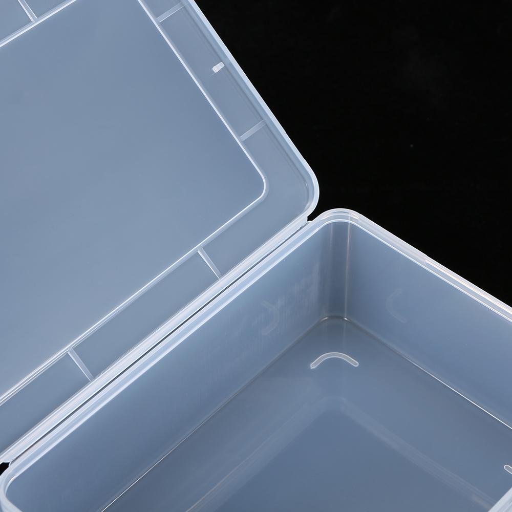 The Thickened Portable Rectangular Transparent Lastics Box Parts Storage Box With Cover