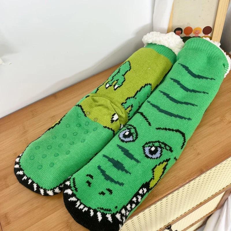 Thermische Flauschige Socken Damen Winter Warme Bodensocken Weiche Damen Haus Indoor Weihnachtsgeschenke Rutschfeste Grip Boden Hausschuhe Socken