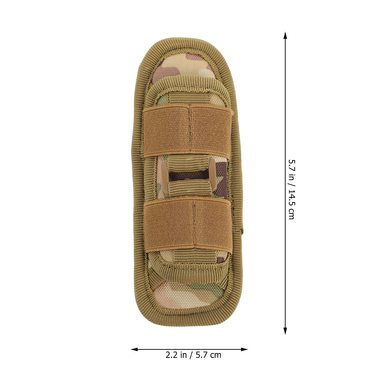 

1Pcs Rotatable Flashlight Pouch 360 Degree Rotating Clip Nylon Torch Fixing Strap for Duty Belt Hunting Camping Military Gear камуфляжний