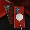 For Samsung Galaxy S24 Ultra Case Magsafe Magnetic Leather Phone Case For Samsung S23FE S20 S22 S21Plus Wireless Charging Cover