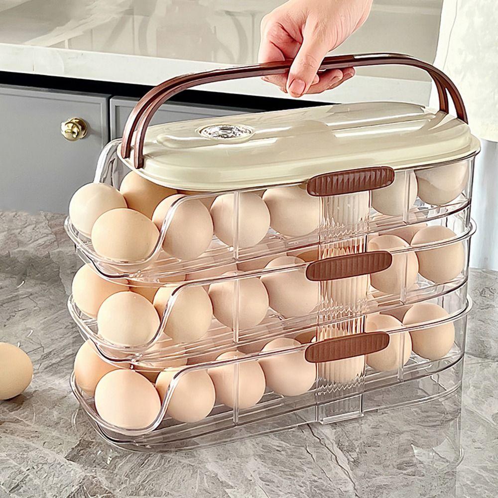 Food Grade Refrigerator Egg Storage Box BPA Free Egg Storage Box  for Home