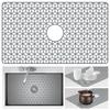 Silicone Sink Mat Non-slip Kitchen Sink Mat Heat Resistant Dishes Drying Mats Hollow Design Sinks Protector Pad for Home Kitchen