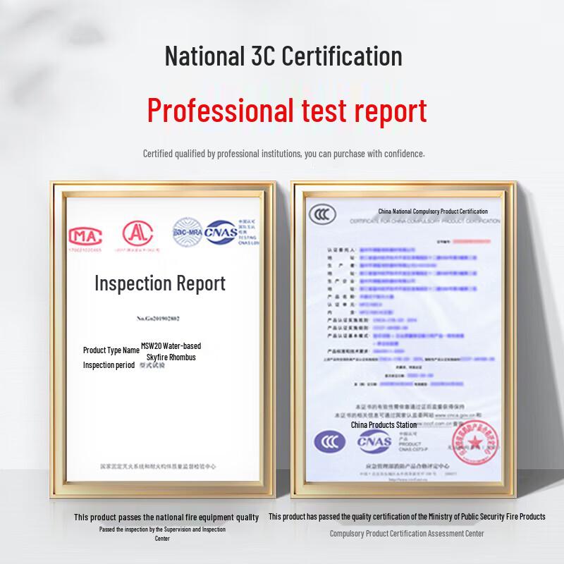 Automotive 3C Certified Water-Based Fire Extinguisher