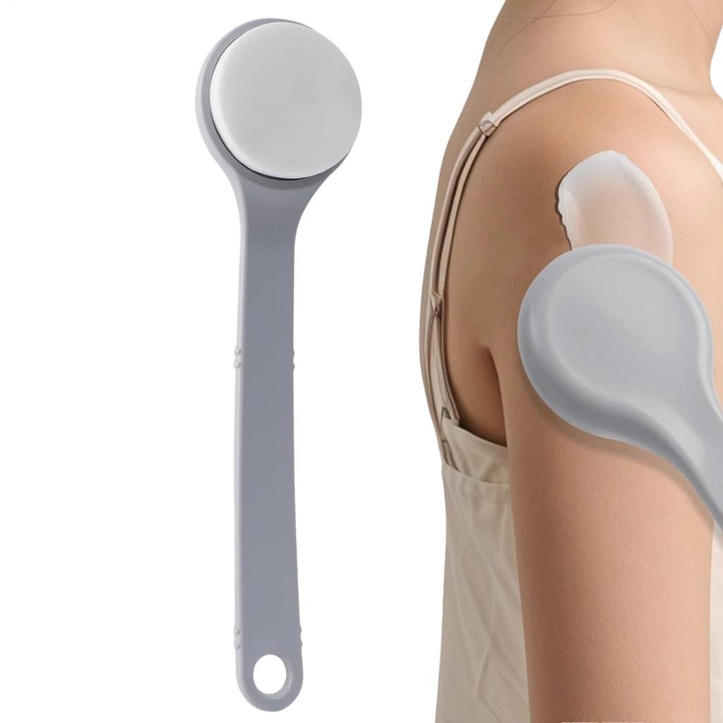 Lotion Applicator Body Wash Brush Padded Brush With Long Reach Handle Self Application For Back Feet Skin Cream Sunscreen