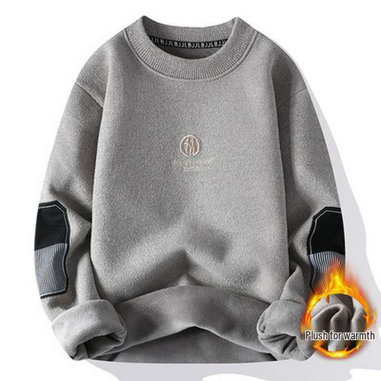 Men s Chenille Sweater: Velvet-Thick Knitwear Base Layer, Warm & Trendy for Autumn/Winter XL