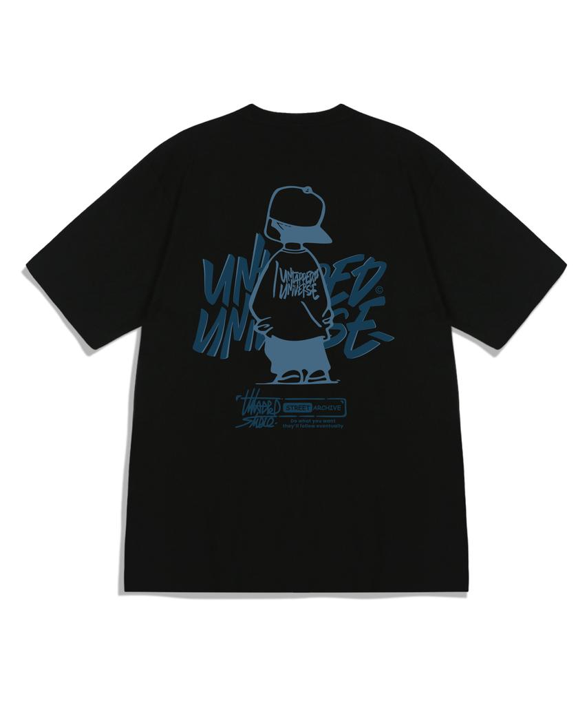 UNTAPPED STUDIO Urban Youth Pure Cotton Oversized Short Sleeve T-Shirt 8 Colors (Type A)