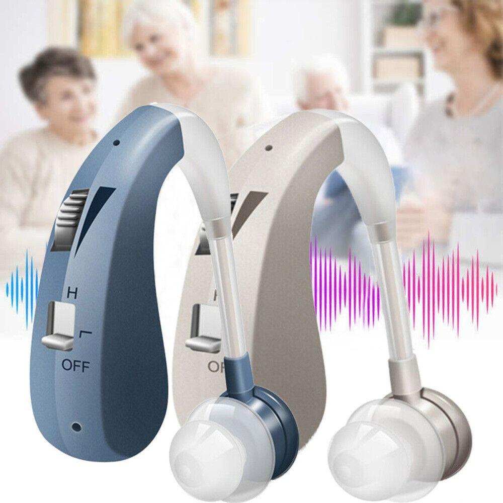 

Звук Audifonos за ухом перезаряжаемые слуховые аппараты BTE цифровой голосовой усилитель мини