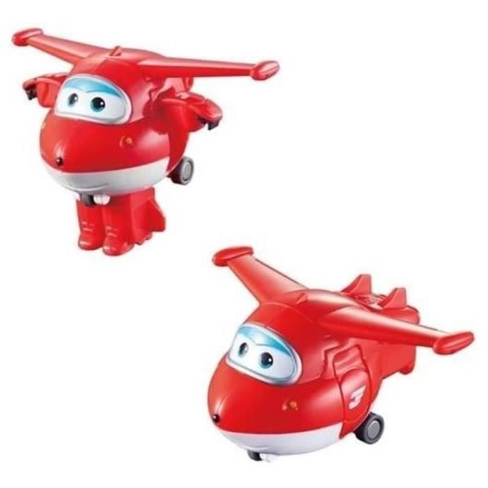 Figurine Transforme-a-bots Jett de SUPER WINGS pour enfant de 3 ans et plus