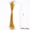100Pcs Plastic Tag String Gold Silver Polyester Cotton Rope Christmas Tree Hang Tag Cord Fasteners Xmas Noel Navidad Natal