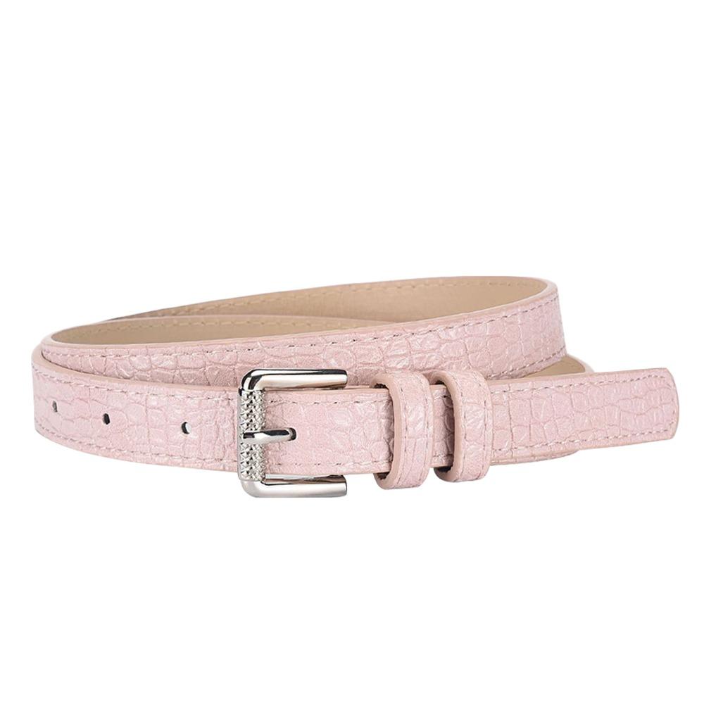 PU Leather Women's Belt Crocodile Pattern Leather Belt Vintage Waistband Belts  Jeans