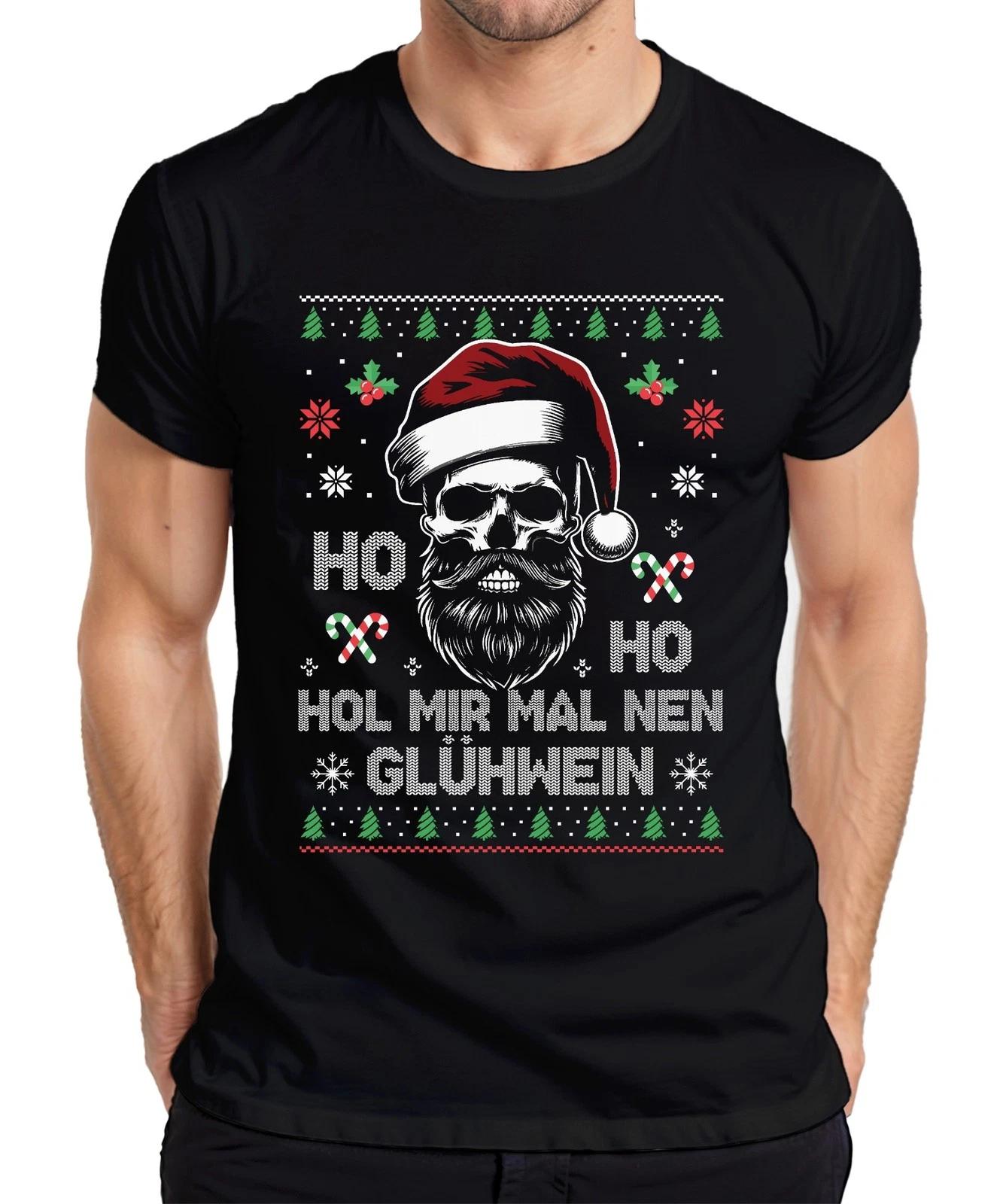 Ho Ho Hol mir mal nen Glühwein Totenkopf - Weihnachten Weihnachtsgeschenk Christ XXXL