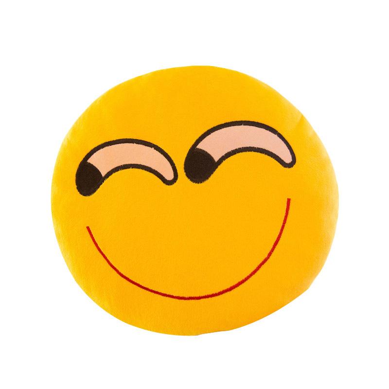 Plush Emoji Pillow: Versatile Hand Warmer & Toy Gift for Annual Meetings