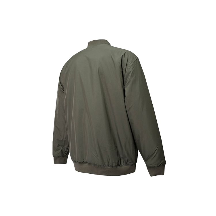 Vans Reversible Sherpa Fleece Long Sleeve Logo Sports Jacket Men Outerwear Military-Green VN0A5KLN0CT
