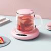 USB Intelligent Coffee Mug Warmer Smart Water Heating Pad Electric Cups Heater  Home /Office