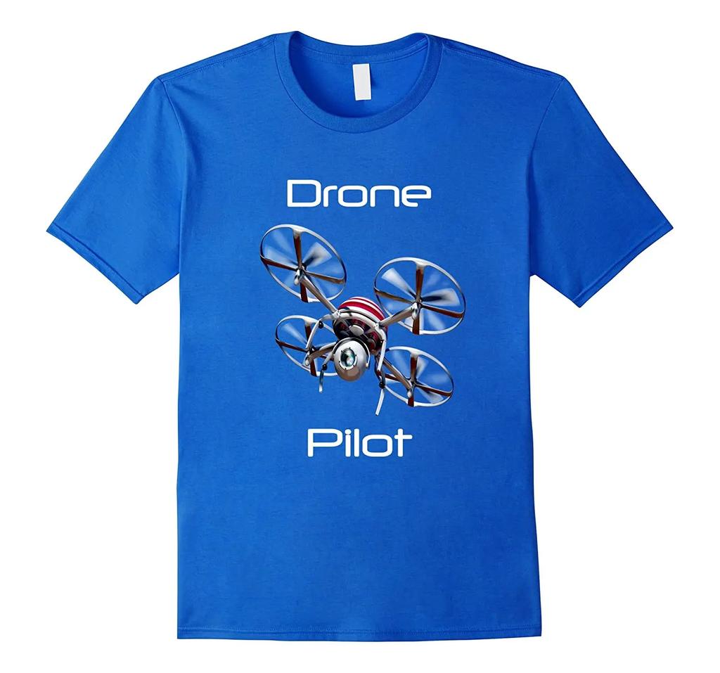Quadcopter Drone Pilot TShirt Summer Cotton Short Sleeve ONeck Unisexs T Shirt New S3XL