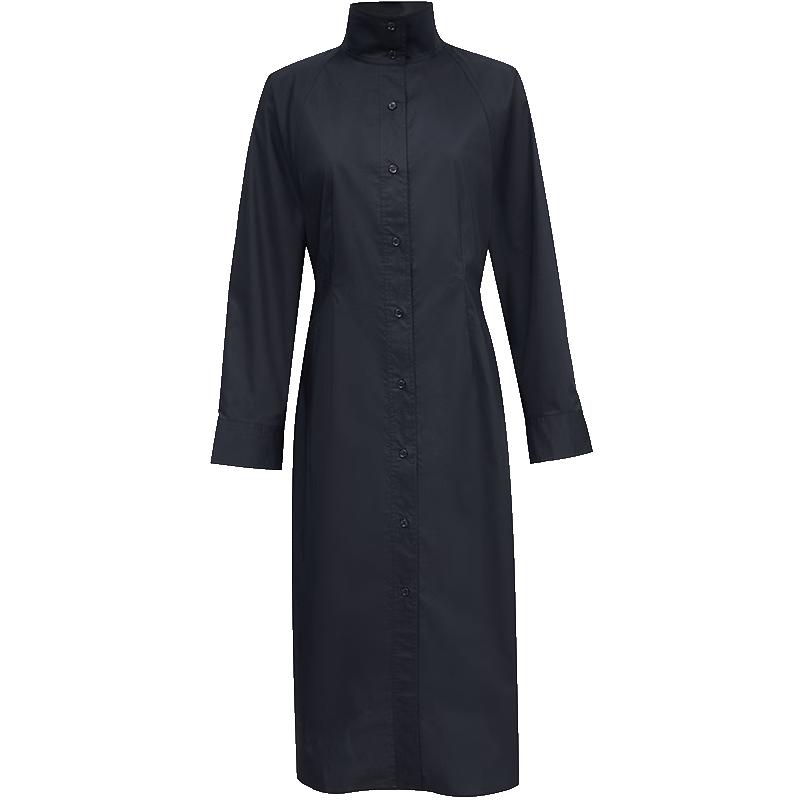 

VEROMODA Cotton Blend Pleated Belted Slit Midi Dress M