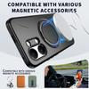 360° Rotating Magnetic Metal Bracket Phone Case For Xiaomi Poco X8 Pro Max Redmi Turbo 5Max TPU Plastic Armor Shockproof Cover