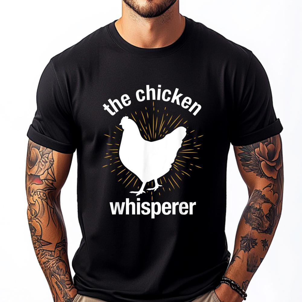The Chicken Whisperer Farmer Wholesale Tshirts 100 Pcs Funny Shirt Vintage Style