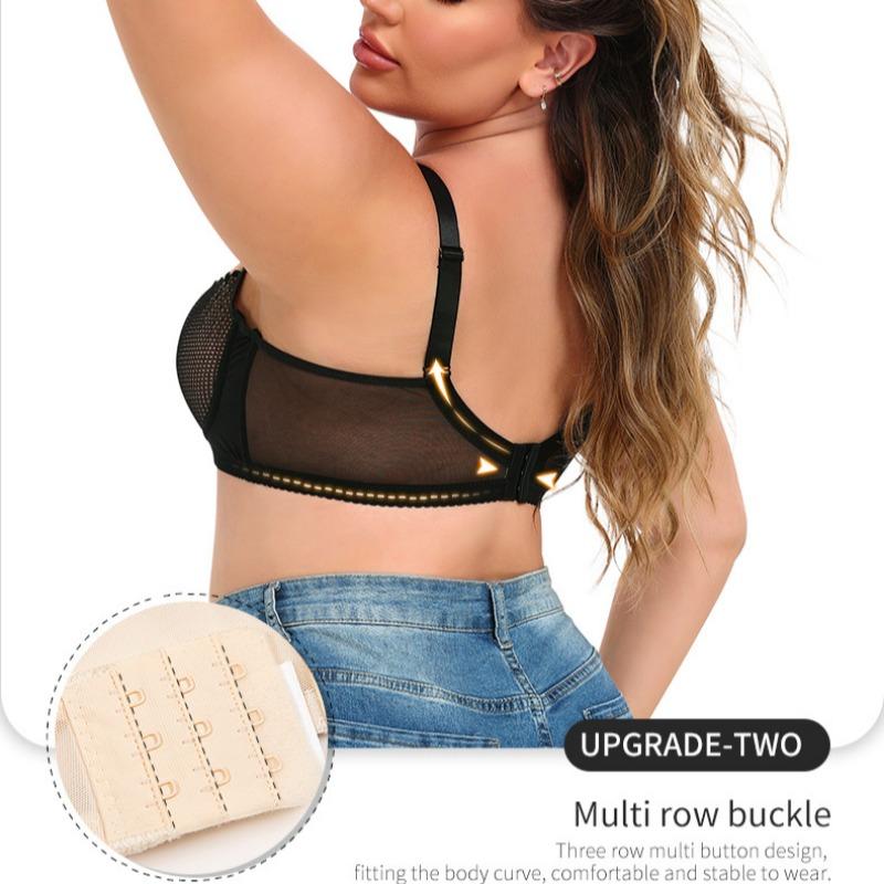 European and American Sexy Ultra-thin Lace Bra Plus Size Underwear