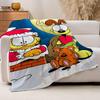 Cartoon cute G GarfieldS Blanket For Sofa Office Bed Plane Travel Sleep Read Relax Camping Soft And Warm