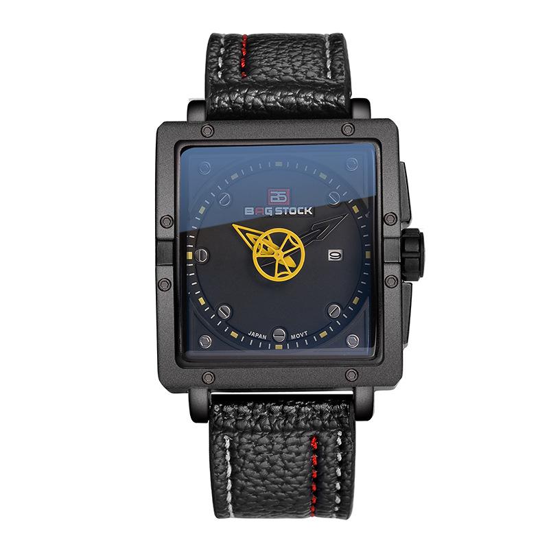 CQ220 Fashionable Men watch strap waterproof glass selection gear second hand quartz watch casual clock gift watches for man