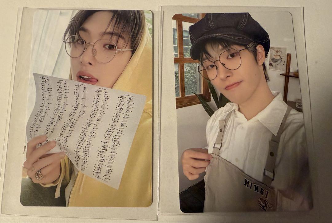 

[USED] Set ATEEZ Trading Card Seagri Mingi